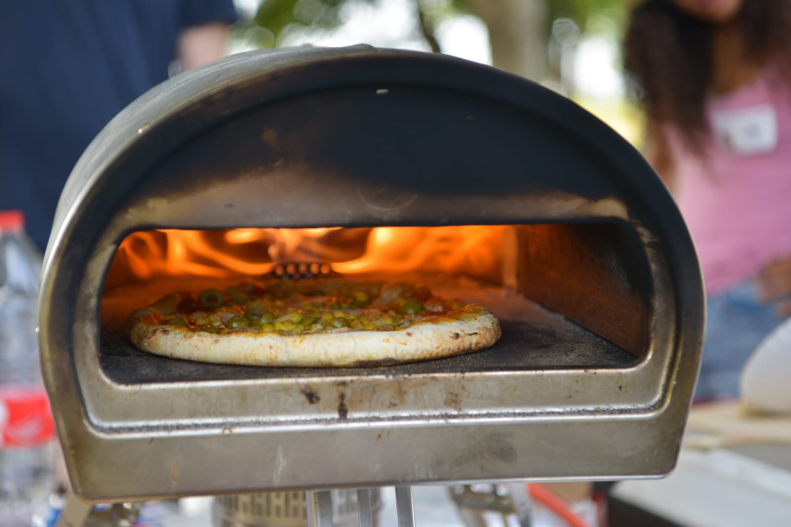פיצה עם חניכי בית אקשטיין בטבע