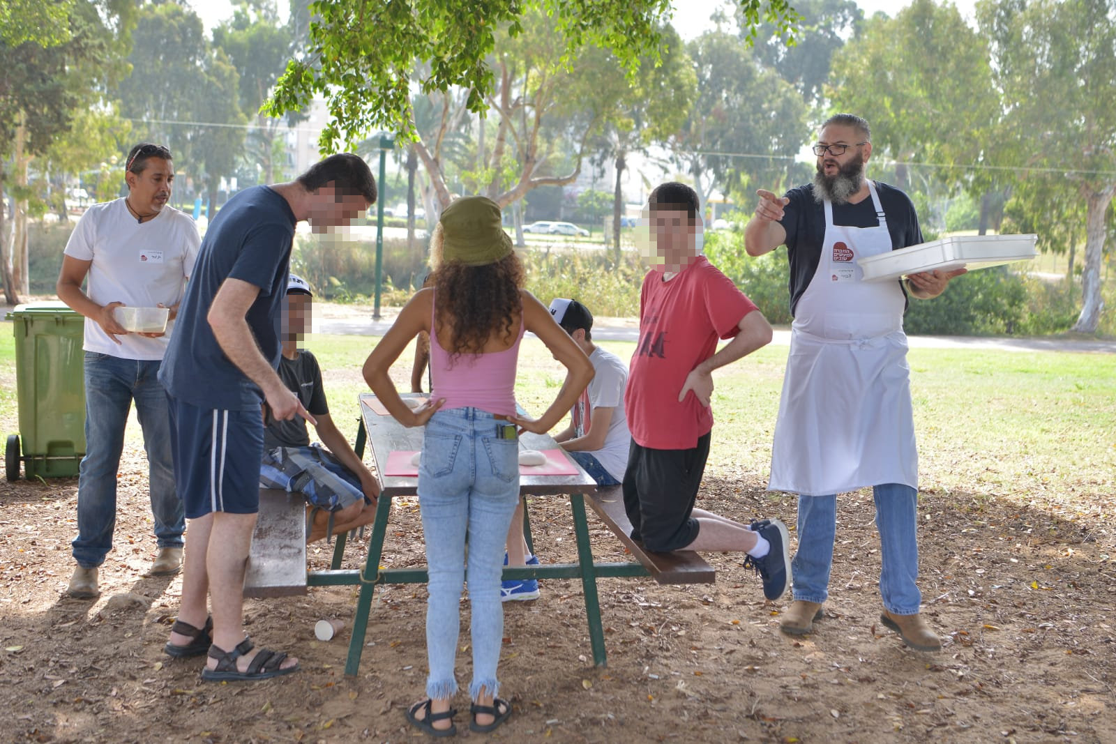 פיצה עם חניכי בית אקשטיין בטבע