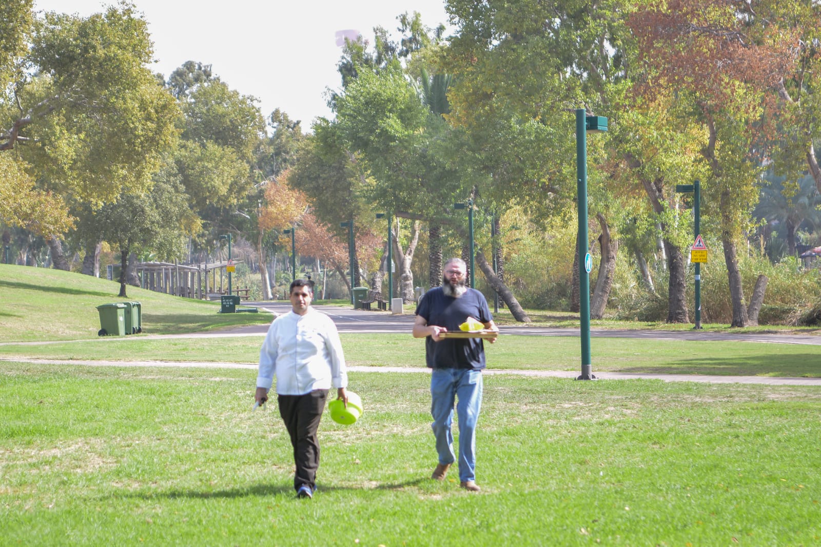 פיצה עם חניכי בית אקשטיין בטבע