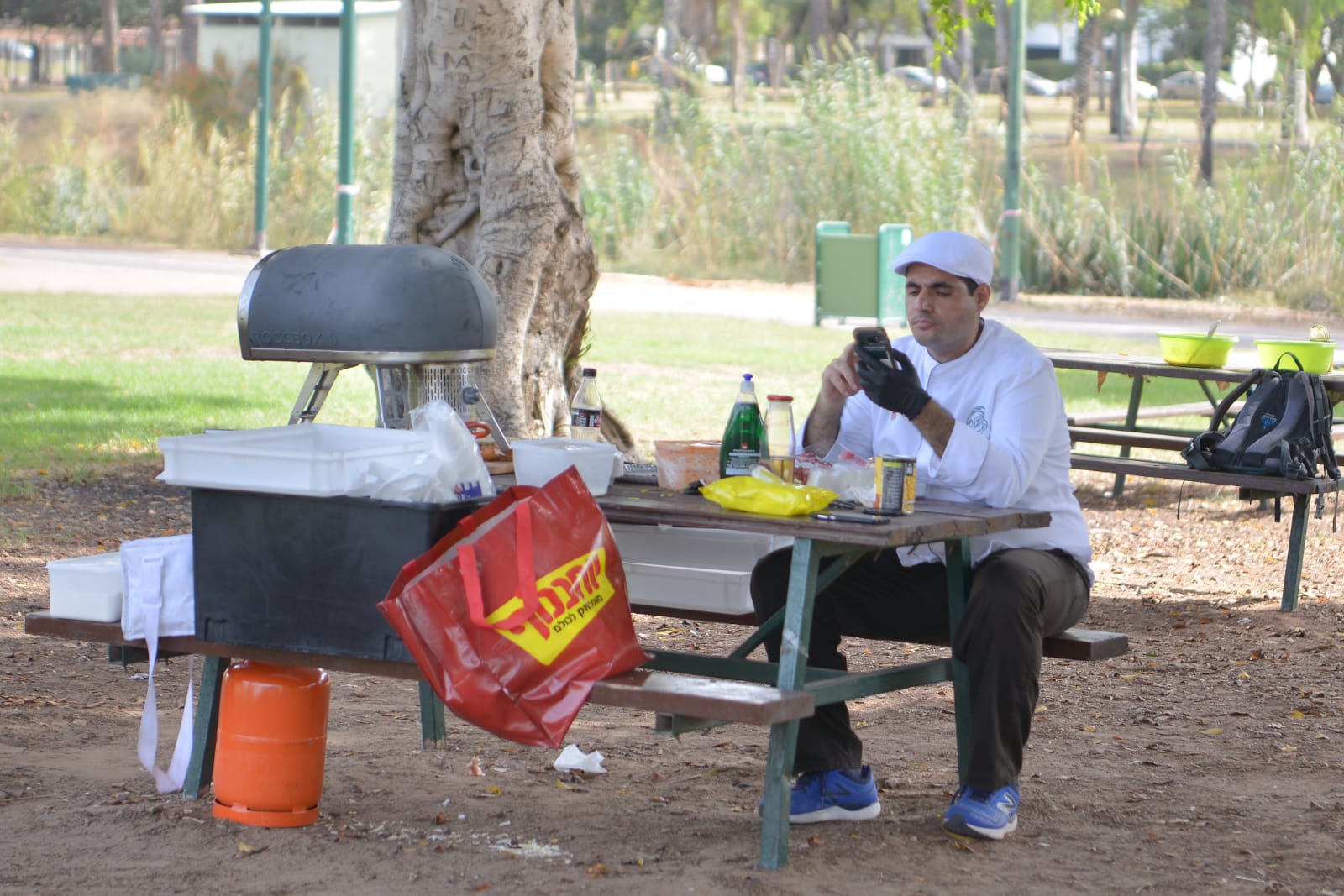 פיצה עם חניכי בית אקשטיין בטבע