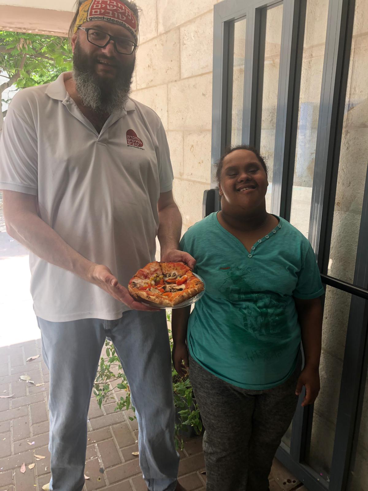 סדנת פיצה עם ילדי א"קים רמלה