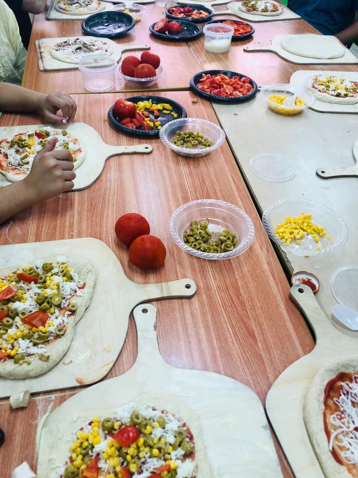 סדנת פיצה עם ילדי א"קים רמלה