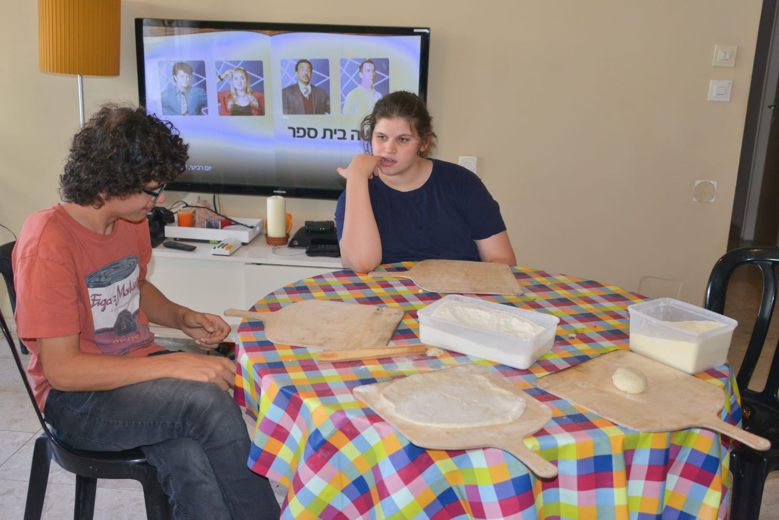 ילדי פרוייקט כפתור והשף צחי בוקששתר