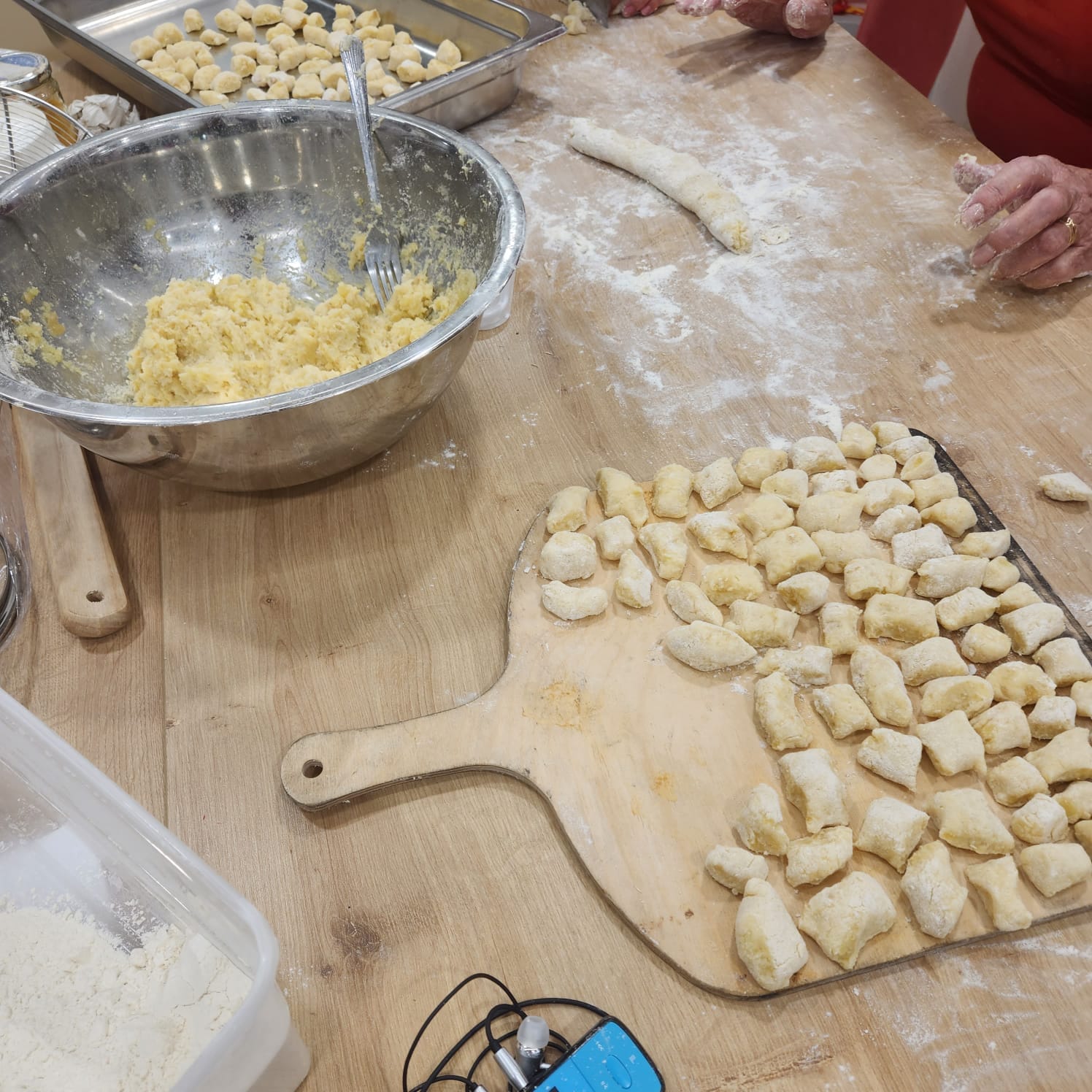 ארוחה איטלקית במחלקת הנוער בנס ציונה